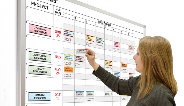 Goal and Results Tracking Magnetic Whiteboard