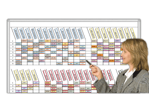 Master School & Class Magnetic Whiteboard Schedules