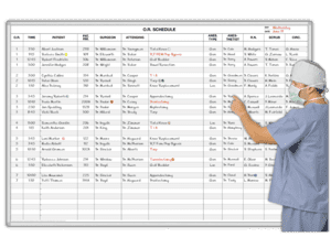 O.R. Surgery Schedules