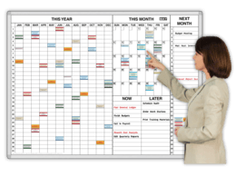 Year Calendar Planners Magnetic Whiteboard System Kits