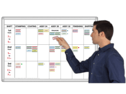 Magnetic Work Scheduling Whiteboard Kits | Magnatag