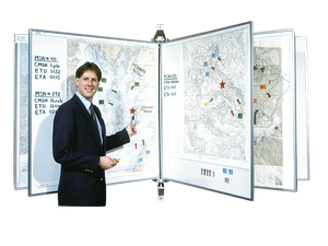 SwingView® Map Center - Wall or Stand