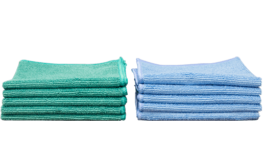 Terry Cloth Wash Rags - 12 x 12 - Blue - Cleaning Rags