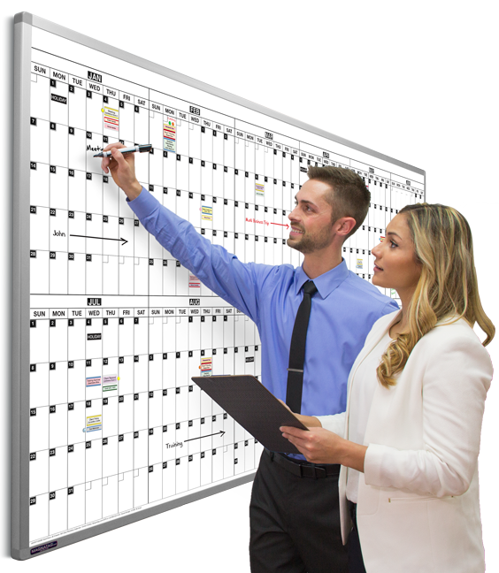 Dry Erase Monthly Magnetic Planning Whiteboards