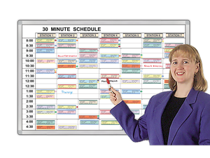 Minute-by-Minute® Time schedules