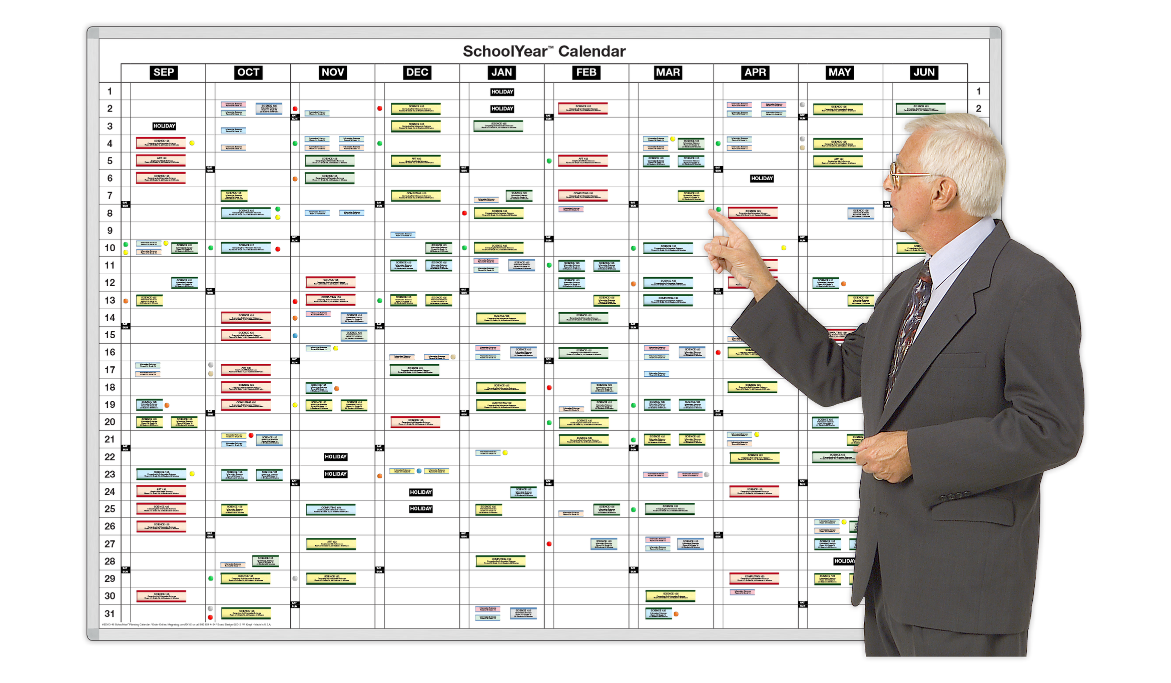 SchoolYear™ Daily Planning Calendar