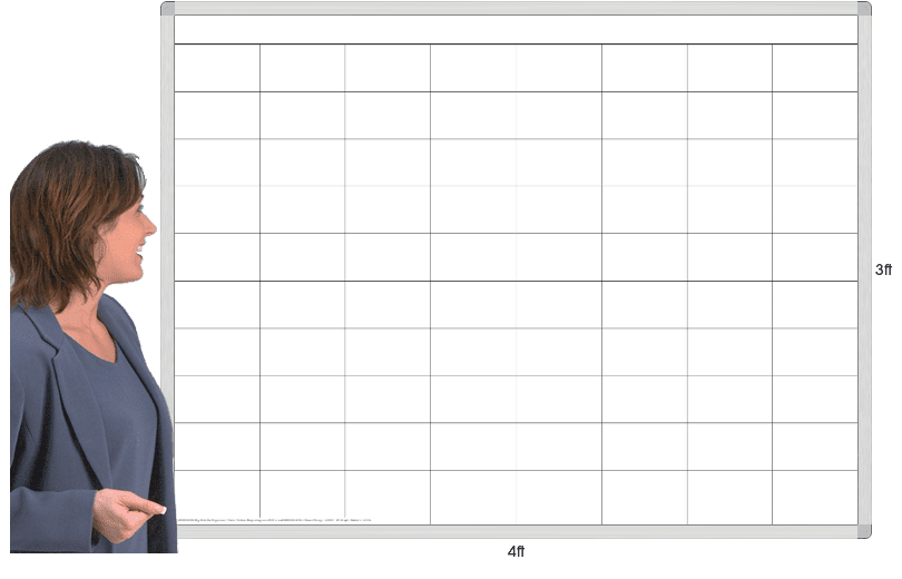 Big-Grid™ Magnetic Whiteboard Organizer (3 x 5 grid) #BIG3534M