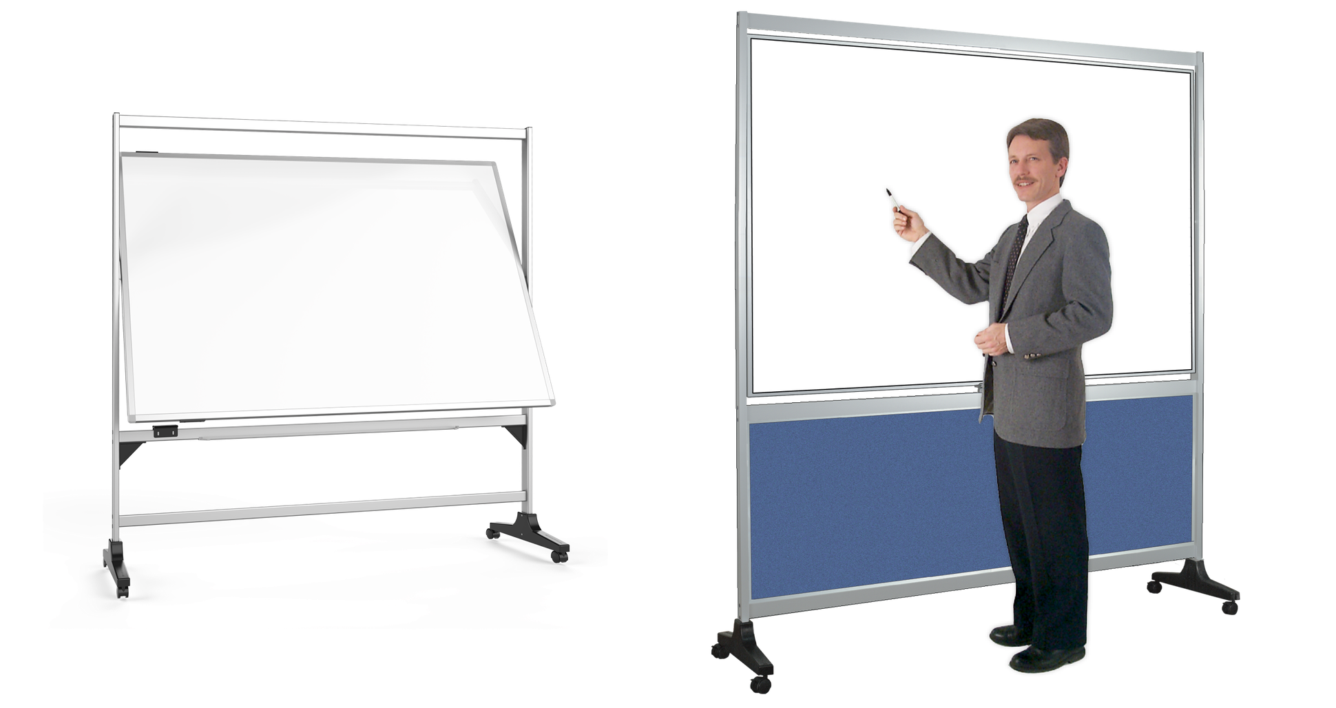 Horizontal Pivoting whiteboard Stand