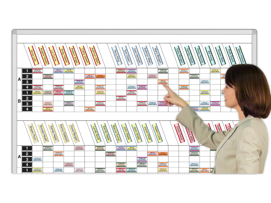 Master School & Class Magnetic Whiteboard Schedules