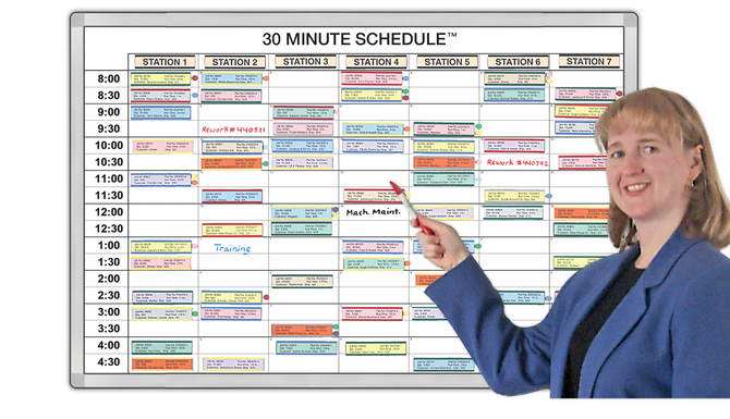 Minute-by-Minute® Appt./Resv. Time Scheds