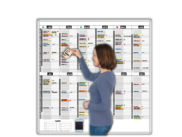 Magnetic Org Chart Whiteboard