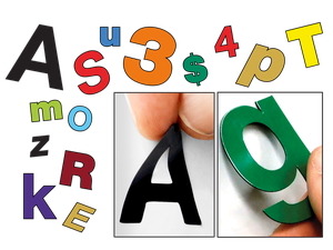 Magnetic & Adhesive Letters