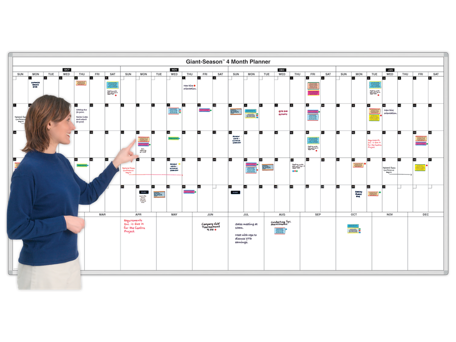 Dry Erase Whiteboard Calendars