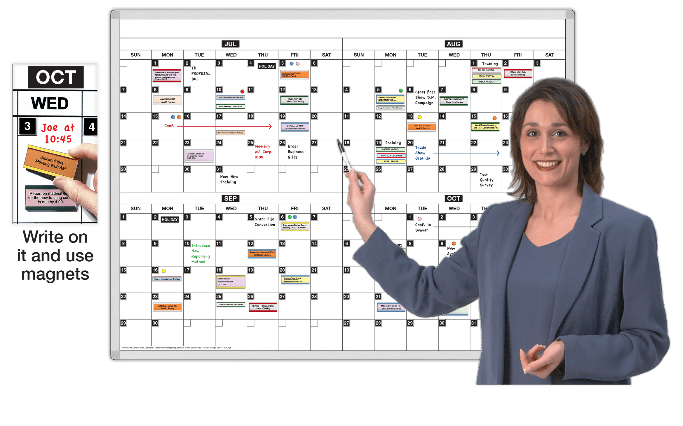 Daily Planning Dry Erase Calendars